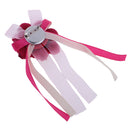 Wedding Groom Bride Boutonniere Corsage Flower Brooch Pin Ribbon Wine Red