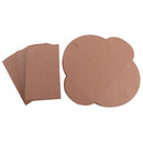 50 Sets DIY Rustic Heart Brown Kraft Greeting Cards Invitation Envelopes Note Cards Country Wedding Table Decoration