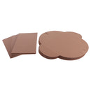 50 Sets DIY Rustic Heart Brown Kraft Greeting Cards Invitation Envelopes Note Cards Country Wedding Table Decoration