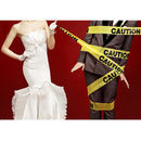 Caution Non-adhesive Tape Yellow 1.5x7.5cm