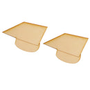 Pieces of 10 Graduation Cap Wooden Pieces Scrapbooking Embellishment DIY Craft