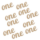 10x Glitter One Paper Table Confetti Birthday Party Throwing Scatters Age One Party Decoration