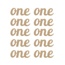 10x Glitter One Paper Table Confetti Birthday Party Throwing Scatters Age One Party Decoration