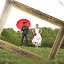 Vintage Photo Booth Props Frame Wedding Party Large Picture Frame 48 x 34 cm