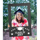 Funny Graduation Party Class of 2017 Black Chalkboard Selfie Frame Photo Booth Props Poster