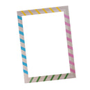 Cartoon DIY Stripe Selfie Frame Photo Booth Prop for kids Birthday Party