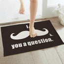 Funny Mustache Non-Slip Doormat Floor Rug Carpet Home Decor 40 x 60cm