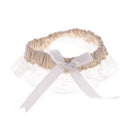 5pcs /Set Burlap Ring Pillow Basket Pen Set Guest Book Garter Wedding Party