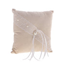 5pcs /Set Burlap Ring Pillow Basket Pen Set Guest Book Garter Wedding Party