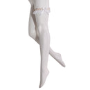 Wedding Bridal Elastic Burlap Lace Flower Leg Garter with Bow Thigh Ring