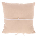 Rustic Burlap Lace Flower Pearls Ring Pillow Ring Bearer Cushion for Wedding
