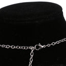 Fashion Diamante Wedding Party Jewelry Set Bridesmaid Silver Crystal Pearl Necklace Earrings Ring Bracelet Jewellery Set