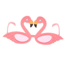 Novelty Tropical Flamingo Eyeglasses Beach Party Fancy Dress Unisex Costume