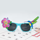 Funny Floral Bird Party Glasses Summer Beach Party Fancy Dress Party Accessories