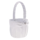 5pcs /Set Satin Bow Ring Pillow Basket Pen Set Guest Book Garter for Wedding