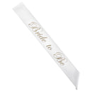 2 Layer Wedding Veil with Comb and Bride to be Satin Sash Party Decoration