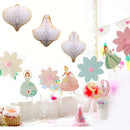 White Paper Honeycomb Hanging Decoration Birthday Wedding Fairy Party 35cm