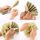 Lot of 19pcs Mixed Paper Honeycomb Flowers Lanterns with Polka Dot Bunting Wedding Party Decor Kits