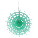 Set of 7 Pieces Paper Fan Honeycomb Lantern Hanging Garland for Birthday Wedding Decoration
