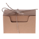 50pcs Vintage Kraft Paper Boxes Sweets Candy Cookies Brown Rectangular Gift Boxes Wedding Party Supplies Hemp Strings Tags