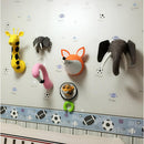 Pig Head Felt Animal Hook Wall Mounted Baby Clothes Hanger Peg Gift
