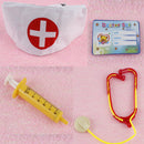 4pcs Set Nurse Doctor Costume Accessories Cosplay Props Halloween Party Fancy Dress Up Medical Kit Tool