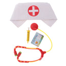 4pcs Set Nurse Doctor Costume Accessories Cosplay Props Halloween Party Fancy Dress Up Medical Kit Tool