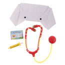 4pcs Set Nurse Doctor Costume Accessories Cosplay Props Halloween Party Fancy Dress Up Medical Kit Tool
