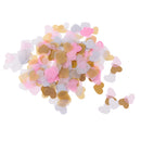 1400pcs Wedding Paper Confetti Table Gold Heart Throwing Decor Craft