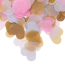 1400pcs Wedding Paper Confetti Table Gold Heart Throwing Decor Craft