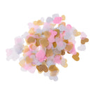 1400pcs Wedding Paper Confetti Table Gold Heart Throwing Decor Craft