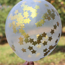 Gold Pink Mixed Paper Stars Wedding Balloon Confetti Table Scatter Throwing Confetti