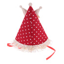 Delicate Kid Baby Birthday Party Crown Bow Cone Party Hat Headwear Costume