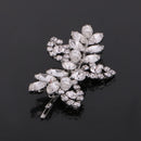 Fashion Womens Cute Lovely Leaves Silver Metal Hairpin Hair Clip