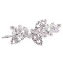 Fashion Womens Cute Lovely Leaves Silver Metal Hairpin Hair Clip