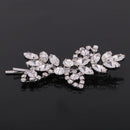 Fashion Womens Cute Lovely Leaves Silver Metal Hairpin Hair Clip