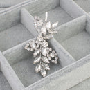 Fashion Womens Cute Lovely Leaves Silver Metal Hairpin Hair Clip