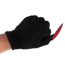 Scary Woman Witch Gloves w/ Long Red Glitter Fingernails Halloween Costume