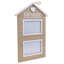 Rustic Home House Wood Photo Frames Home Decor Family Picture Holder Hanging Craft