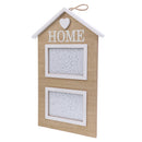 Rustic Home House Wood Photo Frames Home Decor Family Picture Holder Hanging Craft