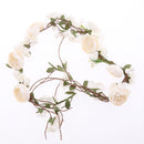 Boho Style Elegant Rattan Flower Floral Cane Wreaths Hair Garland Headwear Hair Accessories