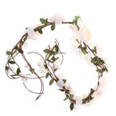 Boho Style Elegant Rattan Flower Floral Cane Wreaths Hair Garland Headwear Hair Accessories