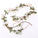Boho Style Elegant Rattan Flower Floral Cane Wreaths Hair Garland Headwear Hair Accessories
