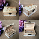 Wedding Party Wooden Ring Bearer Box Ring Box Ring Pillow Box Lover Gift Box