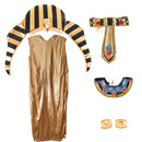 Queen of Egypt Egyptian Goddess Women Adults Costume Cosplay Festival Halloween Fancy Dress up Outfit