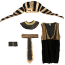 Men Ancient Egyptian King Ruler Tut Pharaoh Costume Halloween Dress Up