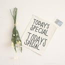 TODAY'S SPECIAL Cotton Durable Table Mats Placemat Backdrop Home Decor White