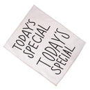 TODAY'S SPECIAL Cotton Durable Table Mats Placemat Backdrop Home Decor White