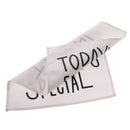 TODAY'S SPECIAL Cotton Durable Table Mats Placemat Backdrop Home Decor White
