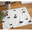 Simple Cotton Durable Cloud Tree Table Mats Placemat Home Table Decoration